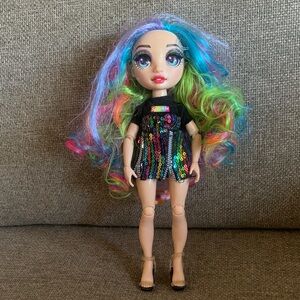 Rainbow High Amaya Raine Fashion Doll with Sequin Dress Shoes